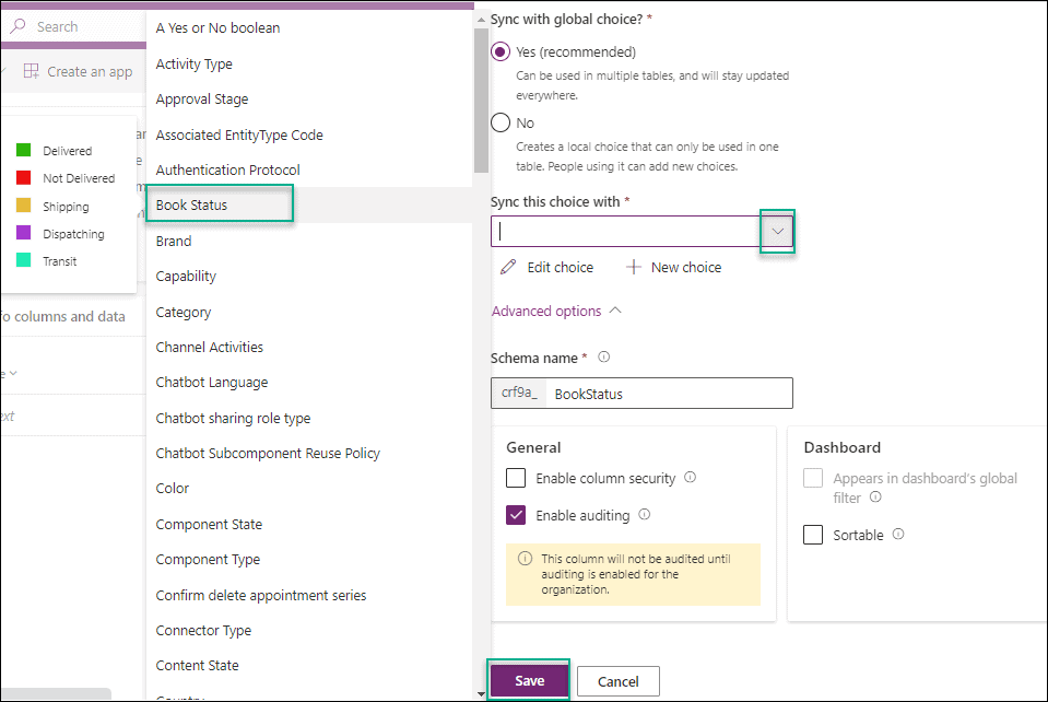 How to create Choice column in Dataverse How to create Choice column in Dataverse