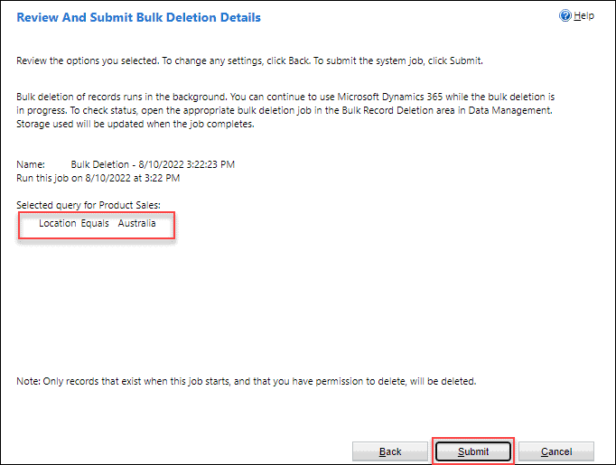 How to delete specific records in dataverse table