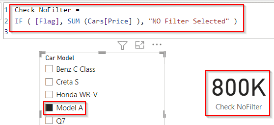 If no filter is selected Power BI DAX If no filter is selected Power BI DAX