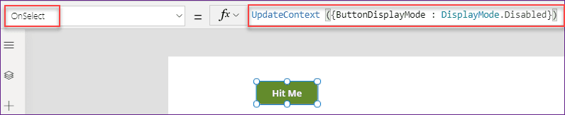 Power Apps button disable Power Apps button disable