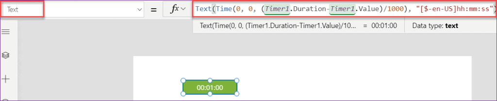 Power Apps countdown timer Power Apps countdown timer