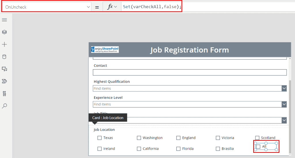 Power Apps Select All Checkbox In a Gallery Power Apps Select All Checkbox In a Gallery