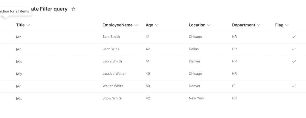 Power automate filter array SharePoint List