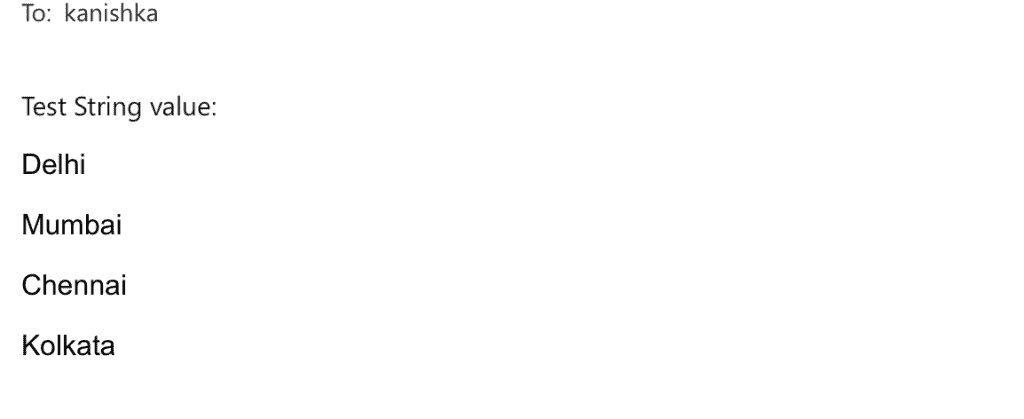Power Automate get string from array result Power Automate get string from array result