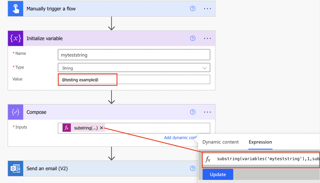 Power automate remove first and last characters from string Power automate remove first and last characters from string