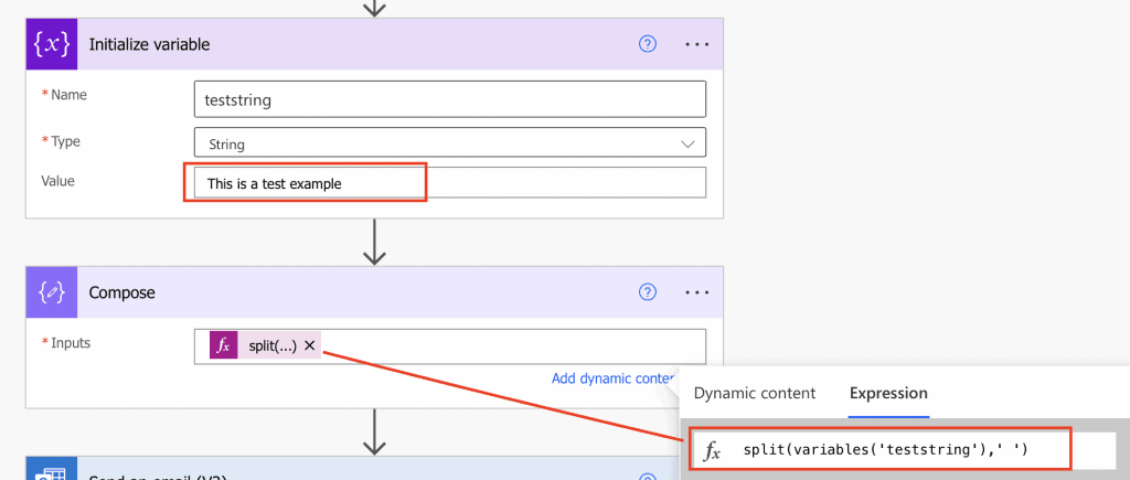 Power Automate split string into array Power Automate split string into array