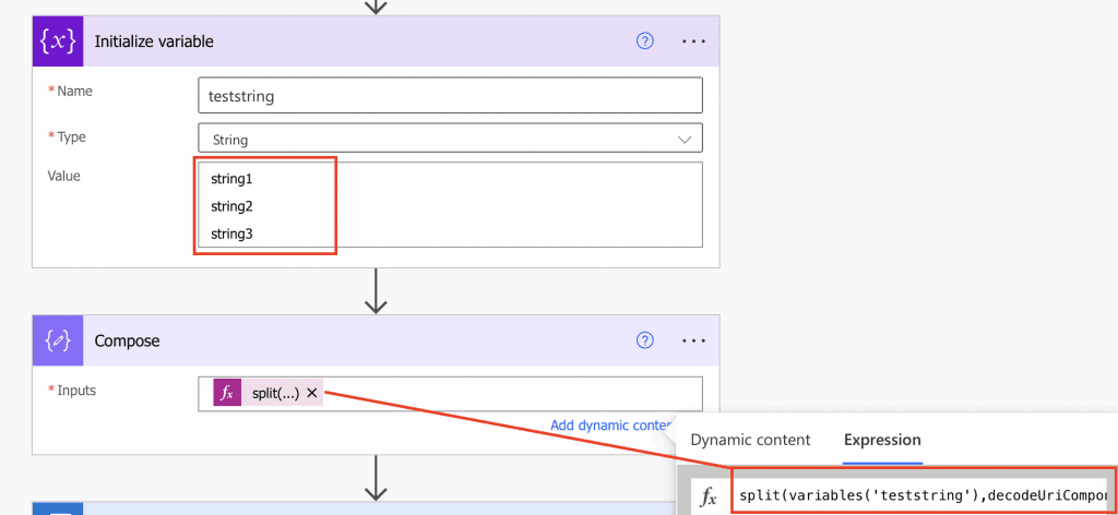 Power Automate split string into array line break Power Automate split string into array line break/ new line