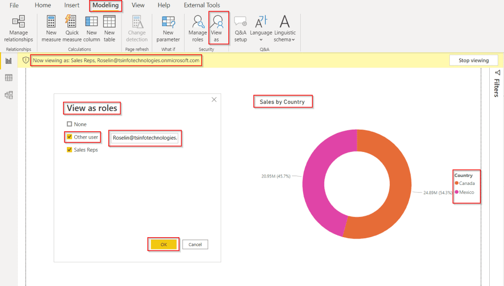 Power BI Row level Security based on email Power BI Row level Security based on email
