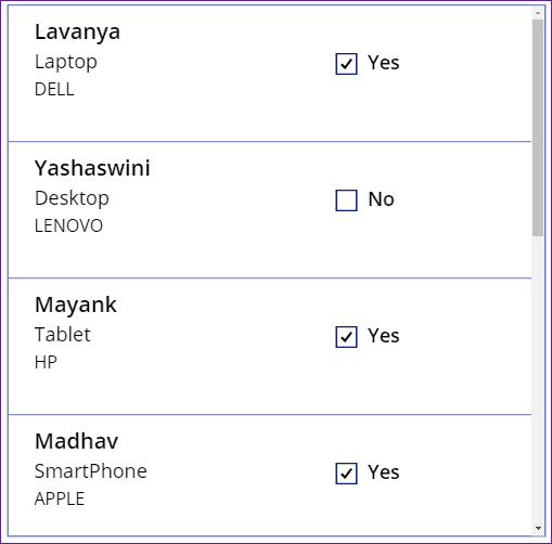 PowerApps count PowerApps count checkbox
