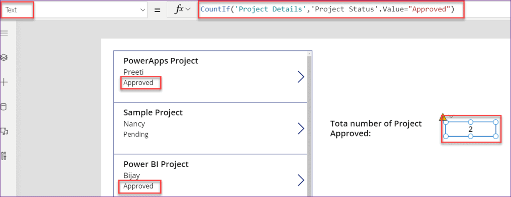 PowerApps count choice PowerApps count choice