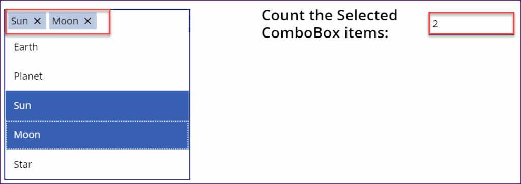 PowerApps count Combobox item how to count PowerApps Combobox items