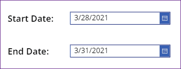 PowerApps count days between dates PowerApps count days between dates