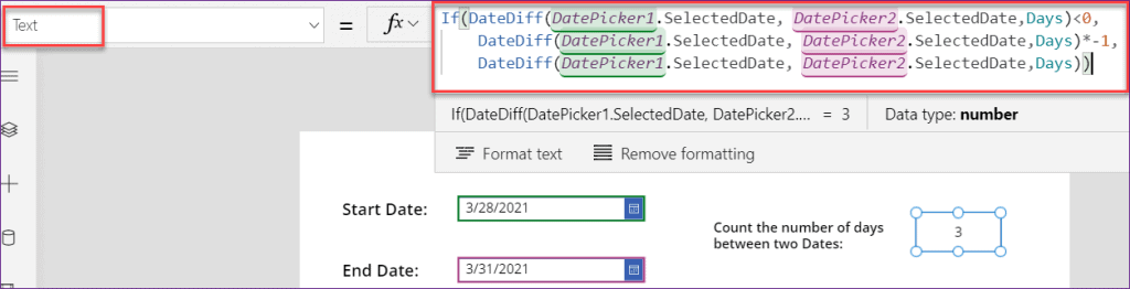 PowerApps count days between two dates PowerApps count days between two dates