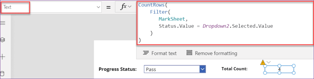 PowerApps count dropdown item PowerApps count dropdown item