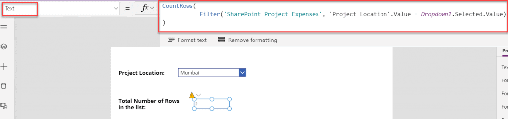 PowerApps count item sharepoint lists PowerApps count item sharepoint lists