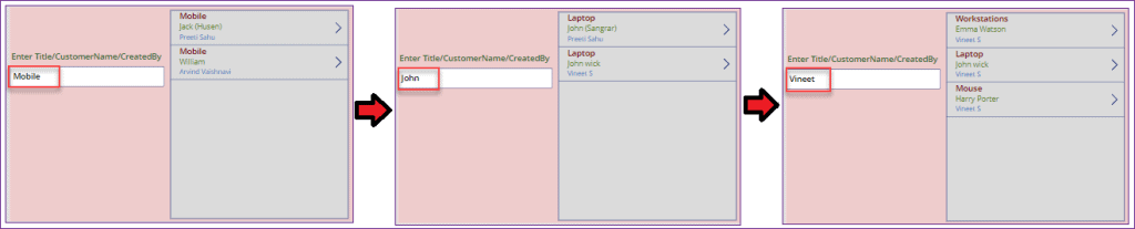 PowerApps search created by PowerApps search created by