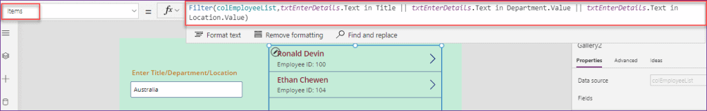 PowerApps search multiple SharePoint columns PowerApps search multiple SharePoint columns
