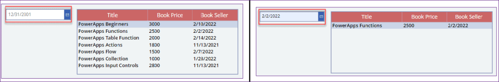 PowerApps show all records when the user does not enter a date PowerApps show all records when the user does not enter a date