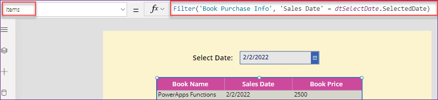 search by date in PowerApps search by date in PowerApps