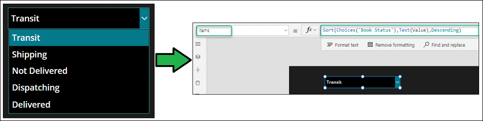 Sort Dataverse Choice Column in Power Apps Sort Dataverse Choice Column in Power Apps