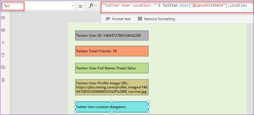 Twitter in Power Apps Twitter in Power Apps