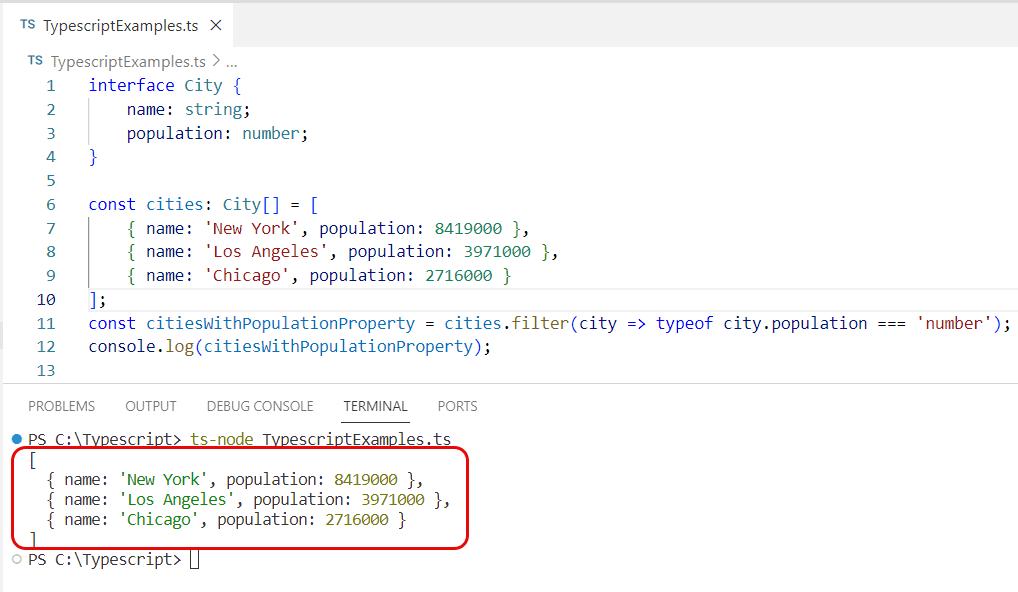 typescript filter array of objects by property typescript filter array of objects by property