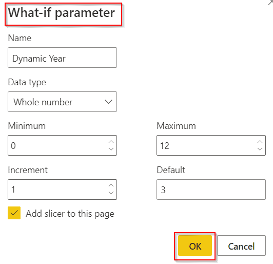 What if Parameter in Power BI Date What if Parameter in Power BI Date example