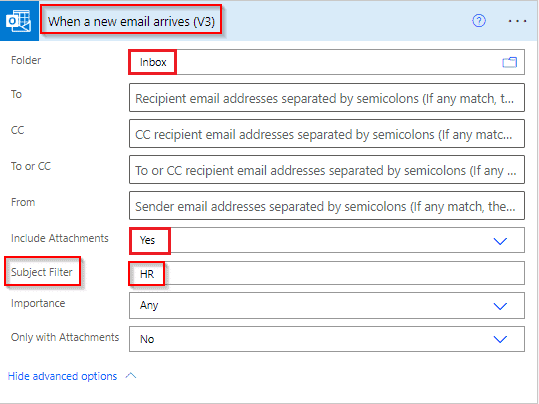 when a new email arrives subject filter using power automate flow when a new email arrives subject filter power automate